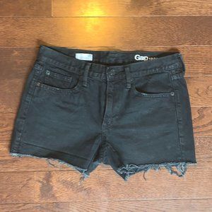 Gap Black Jean Shorts